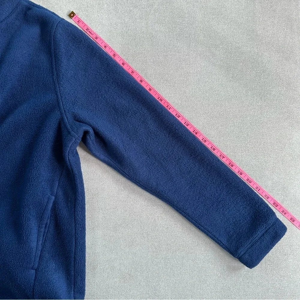 J Crew 1/4 snap fleece. Size small. Blue.